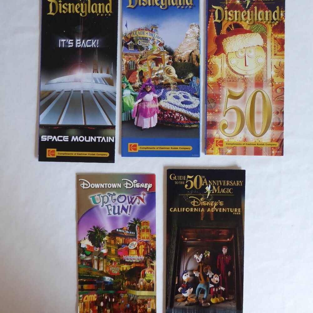 NEW 2005 DISNEYLAND 50TH ANNIVERSARY ADULT MOUSE EARS MAGNET BROCHURE LOT - Picture 10 of 13